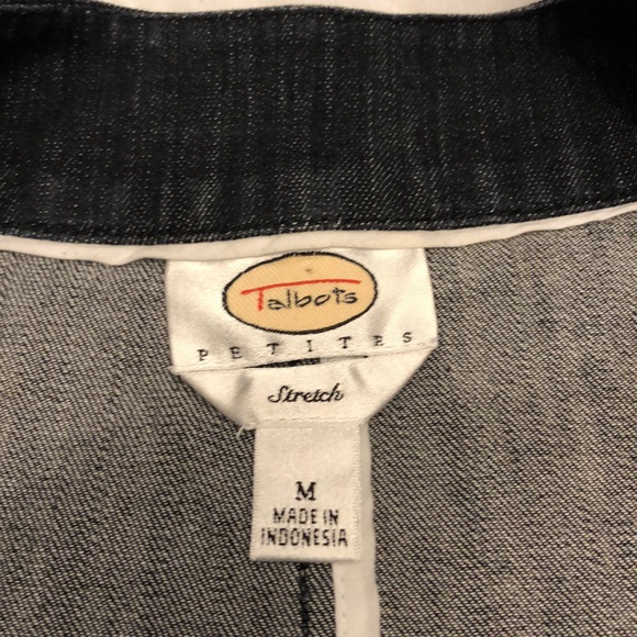 NWOT Talbots Denim Jacket - Picture 2 of 5